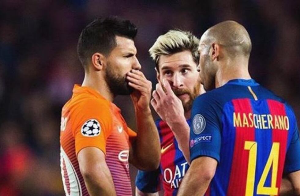 La charla de Messi, Agüero y Mascherano durante la goleada del Barça al City
