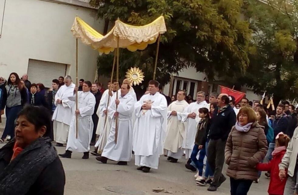 Festividad del Corpus Christi en Punta Alta