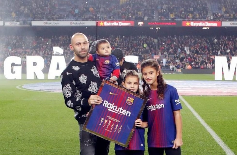 Alegría en familia: Mascherano compartió el festejo por el cumple de su segunda hija