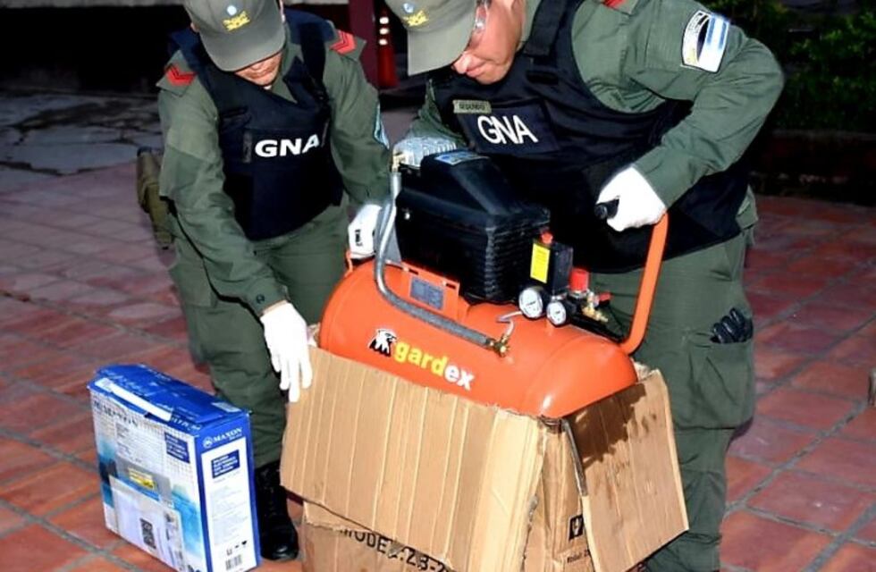 Operativo Aire Viciado: más de 18 kilos de marihuana ocultos en un compresor
