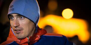 Craig Breen, líder en Finlandia con Hyundai.