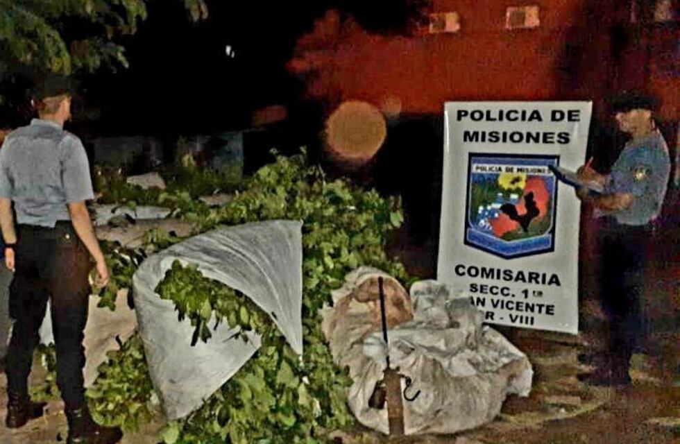 Los robos de yerba mate no cesan: cayó una banda con un tonelada de hoja verde