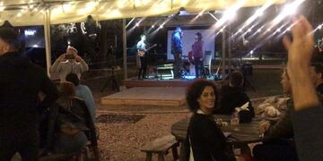 Fabricio Oberto y su banda tocaron en Estados Unidos