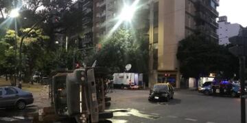 Accidente en Donato Álvarez y Neuquén\u002E