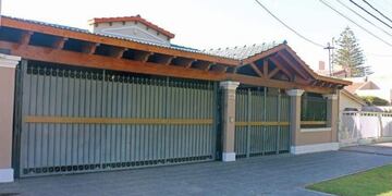 La casa donde se produjo el atraco, en Rawson, San Juan\u002E