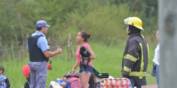 Desalojaron a familias del barrio Anses