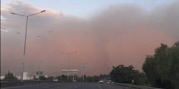 Viento Zonda en Mendoza