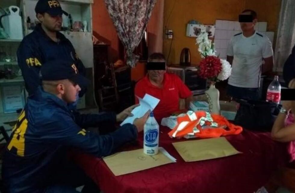 Golpe histórico al narco: procesaron a una familia atrapada con 120 kilos de droga