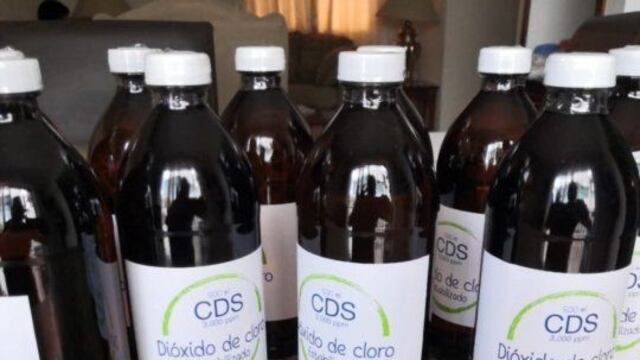 El dióxido de cloro no está aprobado por la ANMAT.
