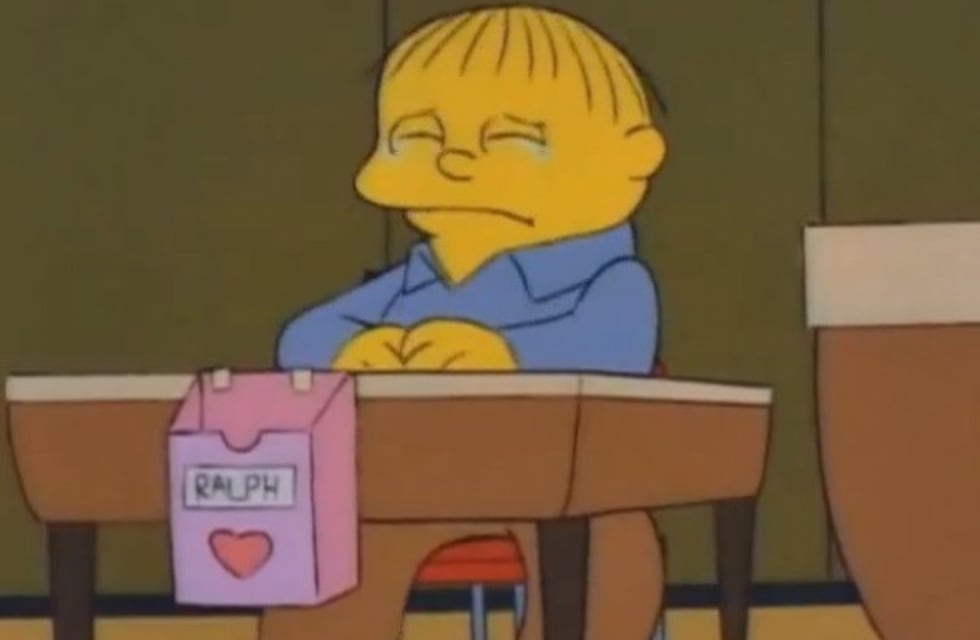 Viral: dejó a su novio por WhatsApp usando memes de Los Simpson