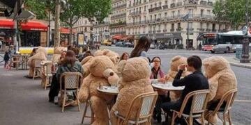 París rodeada de osos de peluche: la curiosa iniciativa de un artista