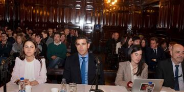 Audiencia donde se conocerá el veredicto del juicio por la muerte de Débora Pérez Volpin\u002E (Rolando Andrade)