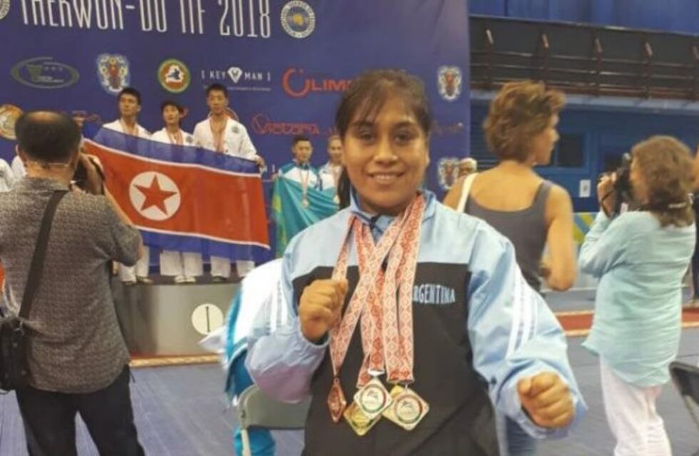 Una tucumana campeona del mundo en Taekwondo