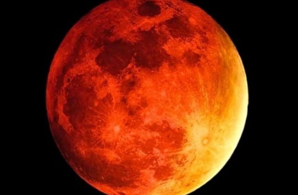 El eclipse total de Luna visto desde Mendoza