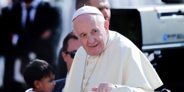 29/08/2018, Vaticano: El Papa Francisco llega a su tradicional audiencia general\u002E Foto: Evandro Inetti/ZUMA Wire/dpa +++ dpa-fotografia +++