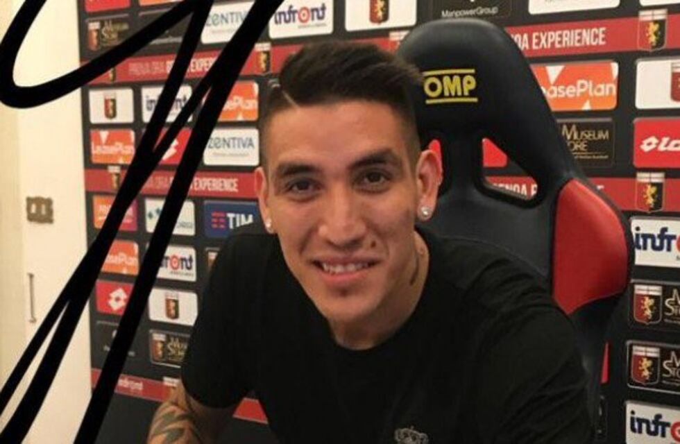 Tras su polémica despedida de Boca, Centurión firmó contrato con Genoa