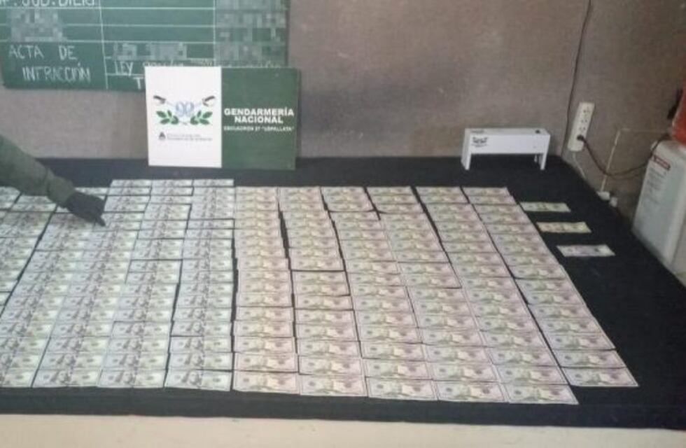 Detuvieron a un hombre con 15.000 dólares en un colectivo con repatriados