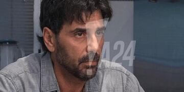 Juan Darthés con Mauro Viale\u002E (Captura)\u002E