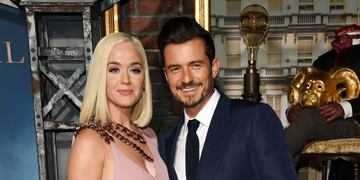 Orlando Bloom con Katy Perry (Photo by Chris Pizzello/Invision/AP, File)