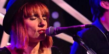 Hilda Lizarazu se presenta en Ushuaia.