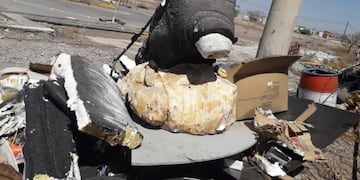 Destrozaron el Cóndor que Guaymallén usaba para sus fiestas