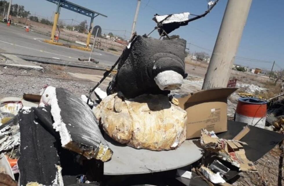 Destrozaron el Cóndor que Guaymallén usaba para sus fiestas