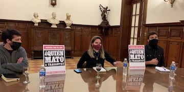 Pedro Salinas, Caren Tepp y Juan Monteverde reclamaron acompañamiento para que la causa judicial tenga \