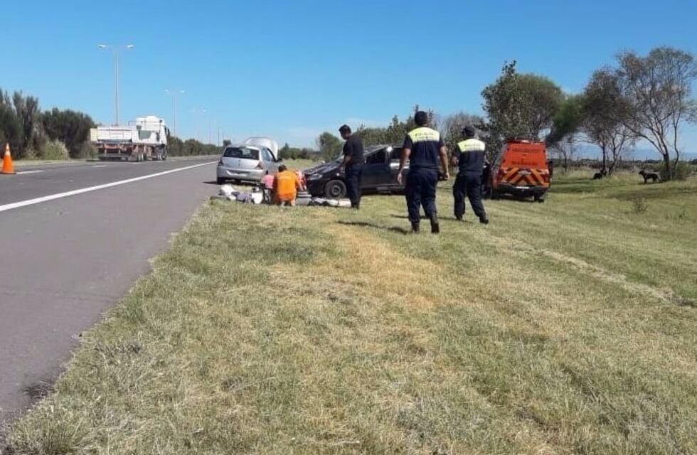 Se quedó dormida y volcó en la Autopista de las Serranías Puntanas