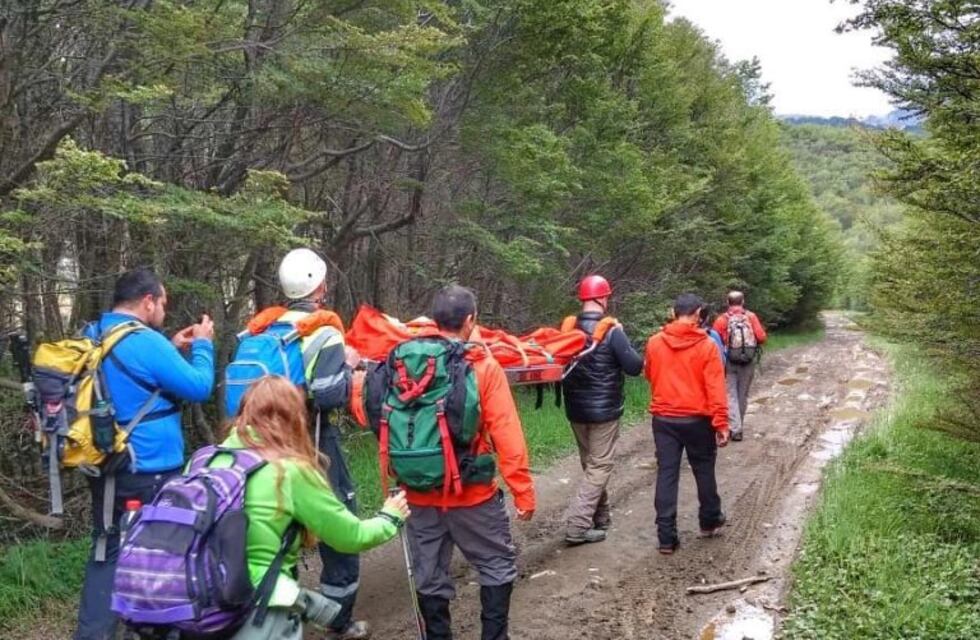 Ushuaia: dos senderistas debieron ser rescatados tras sufrir lesiones