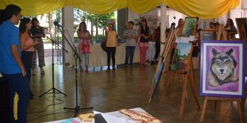 Muestra de arte en Montecarlo\u002E