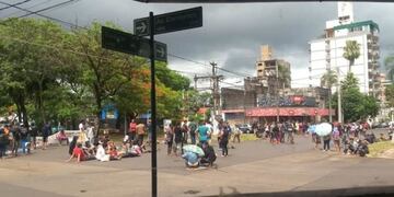 Violencia de piqueteros en Posadas\u002E