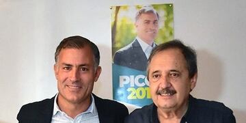 Ricardo Alfonsín y Enrique Picco en San Luis\u002E