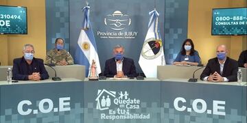 El COE Jujuy presentó su informe N° 203