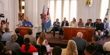 La firma del convenio por el Parque del Sur\u002E