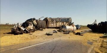 El choque ocurrió sobre la Ruta Nacional 34 al norte de Centeno\u002E (Info Más)