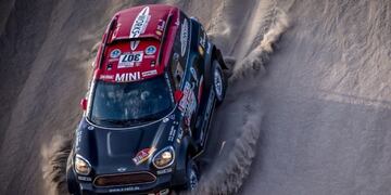 El mendocino Orlando Terranova conduciendo el X- Raid Team\u002E