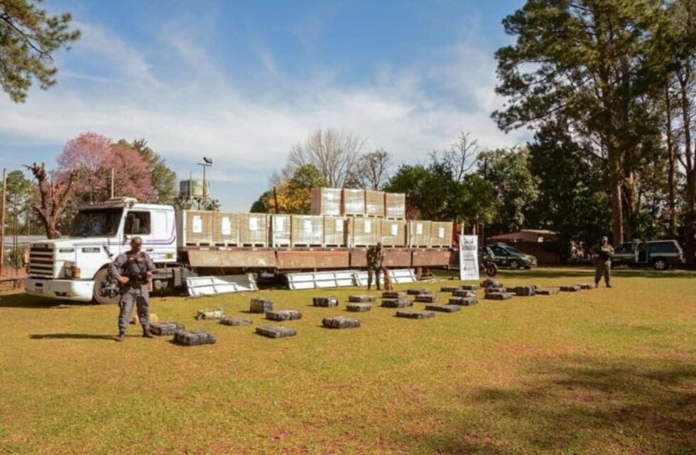 Puerto Libertad: incautan más de 760 kilos de marihuana transportados en un camión brasileño