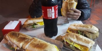Sándwich de Milanesa en Salta