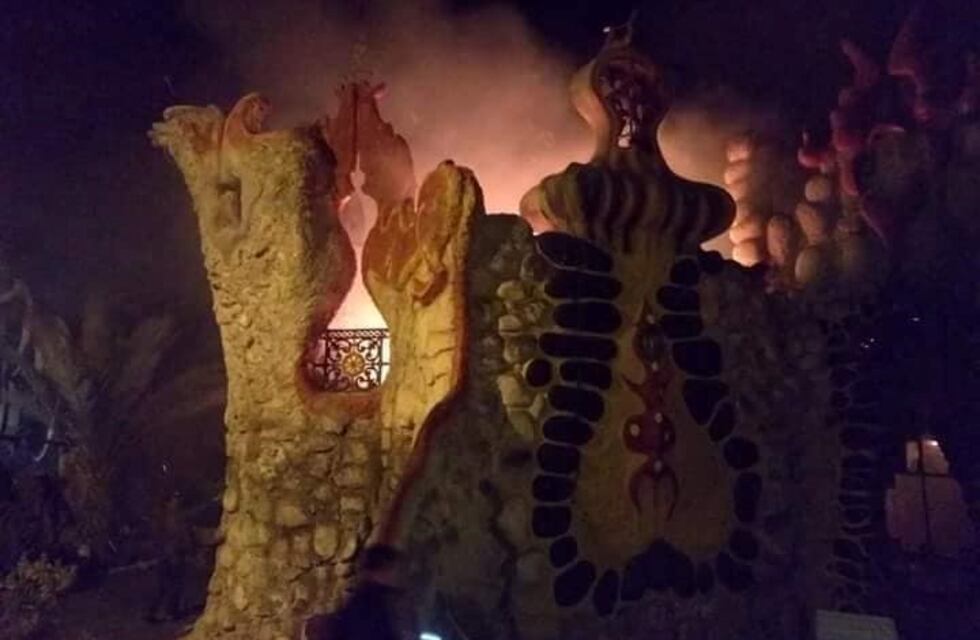Pérdidas totales tras incendio en "El Castillo de Dionisio"