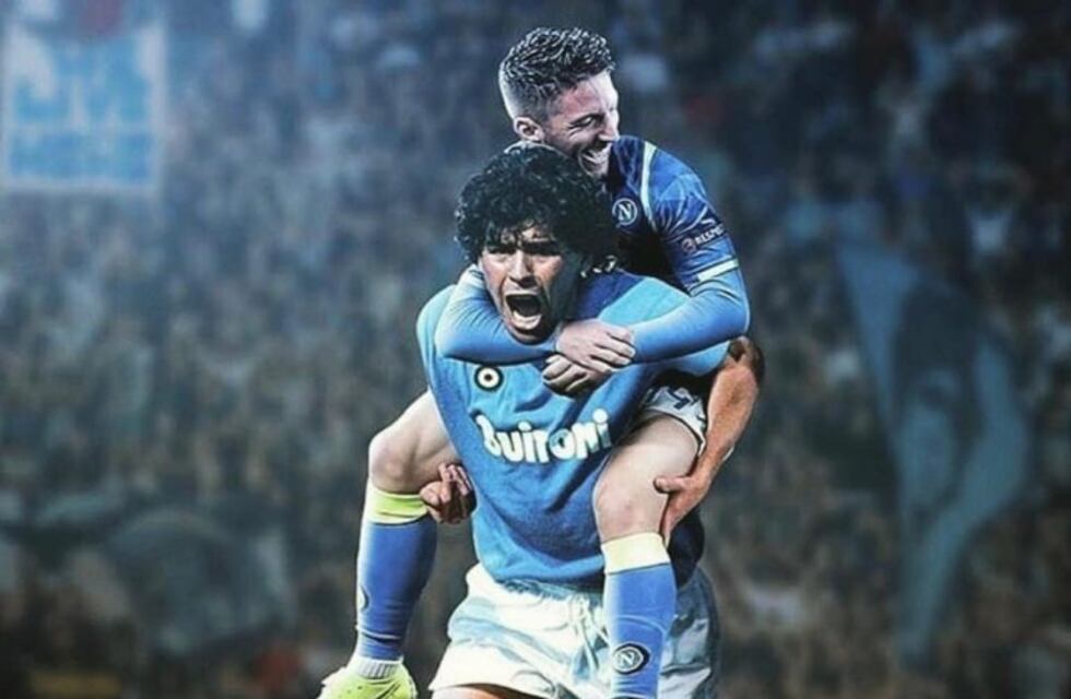 El mensaje de Diego Maradona a Dries Mertens tras haber alcanzado su marca de goles