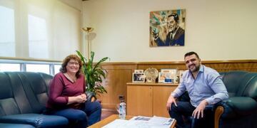 Vuoto se reunió con la diputada nacional del Frente Todos, Carolina Yutrovic