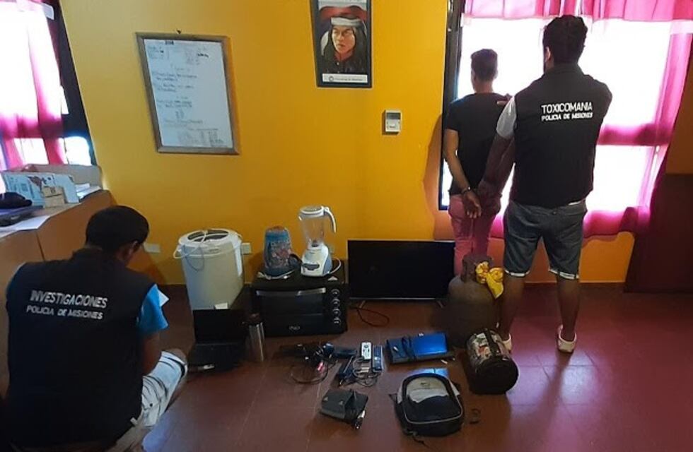 San Vicente: lo detuvieron tras desvalijar una vivienda en Año Nuevo