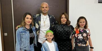 Edwin Cardona con su familia (Foto: Instagram)