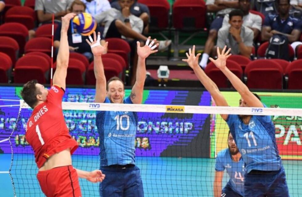 Mundial de vóley: Argentina perdió en su debut ante Bélgica