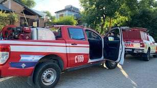 Explosión en una vivienda de Villa Independencia dejó a un hombre con graves quemaduras. Gentileza: Diario de Carlos Paz