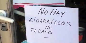 Faltante de cigarrilos sigue siendo un problema\u002E