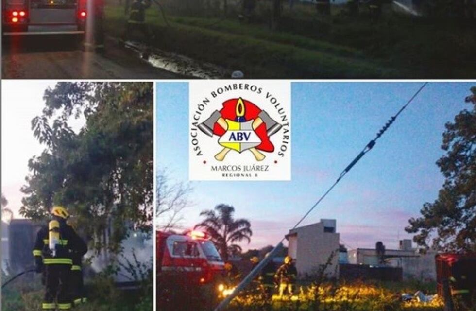 Incendio en barrio Villa Argentina