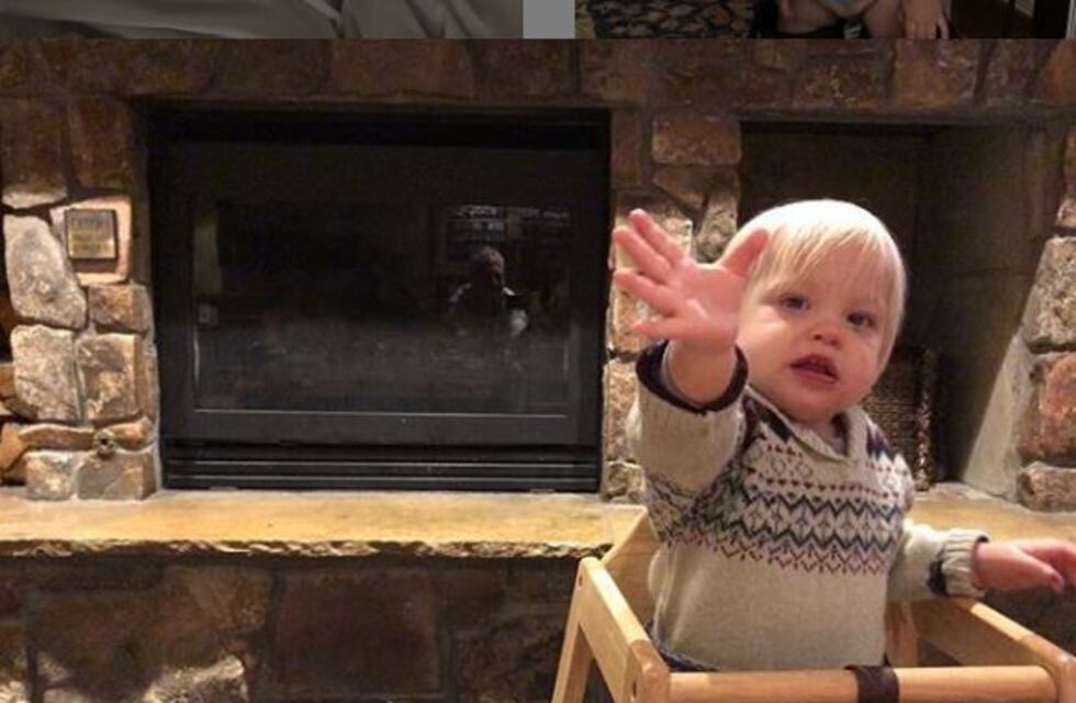 Las fotos de Mirko listo para el spa y disfrutando de la nieve junto a Marley