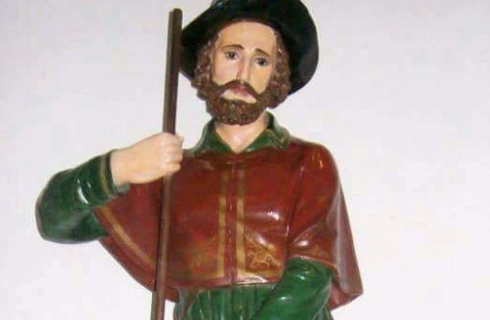 Se robaron la imagen de un santo que está a la vista de todos en el Hospital San Roque