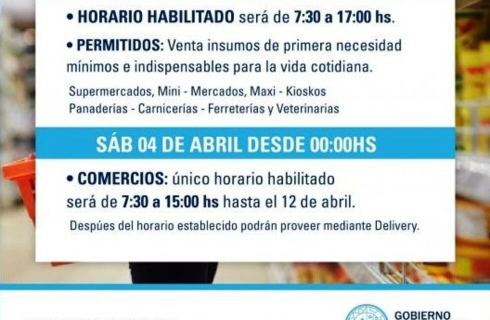 Los comercios de Oberá podrán atender una hora más a sus clientes